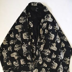 Forever 21 Black Tiger Cardigan